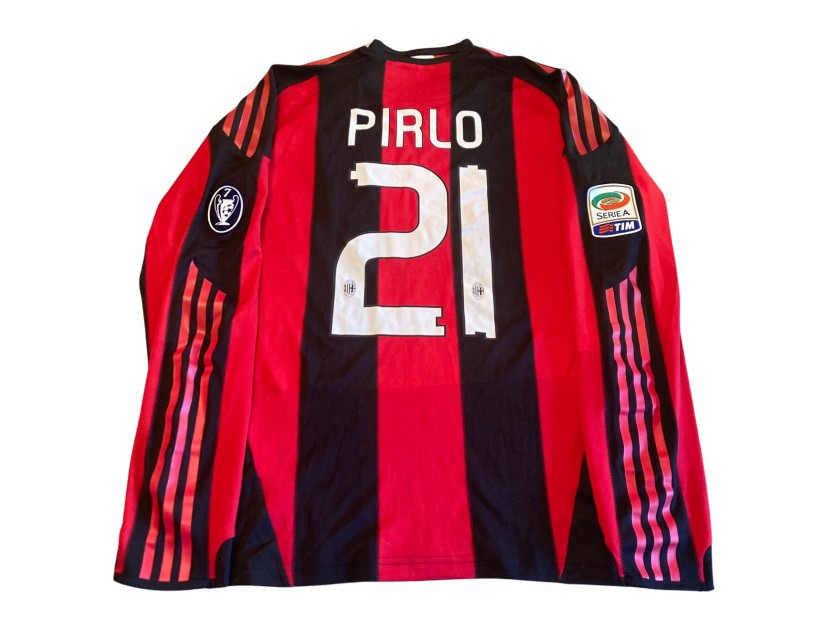 Pirlo's Milan Match-Issued Shirt, 2010/11