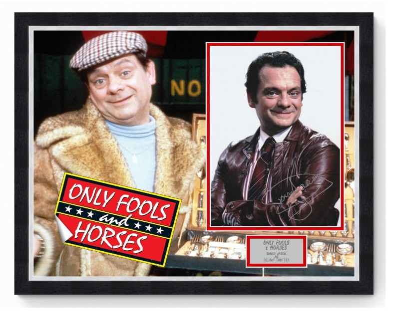 David Jason Signed Only Fools And Horses Display