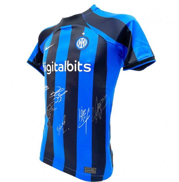 Dimarco's Inter Shirt, 2023-2024, Signed with personalized Dedication -  CharityStars