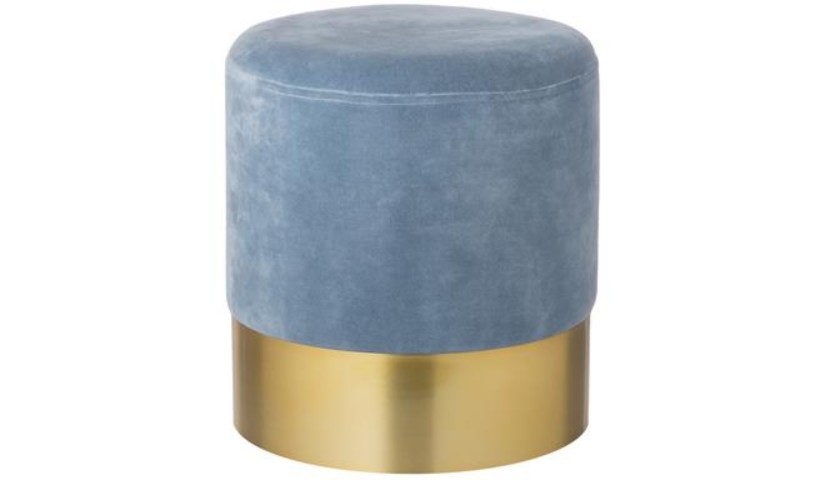 Harlow Westwing Collection Velvet Pouf