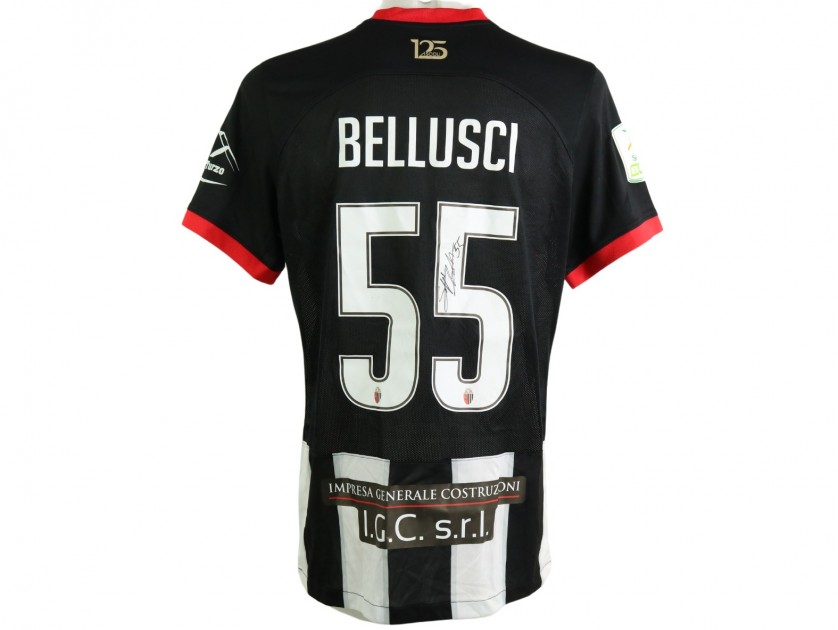Bellusci's Unwashed Signed Shirt, Ascoli vs Palermo 2023 