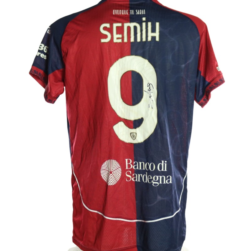 Semih's Signed Unwashed Shirt, Cagliari vs Napoli 2026