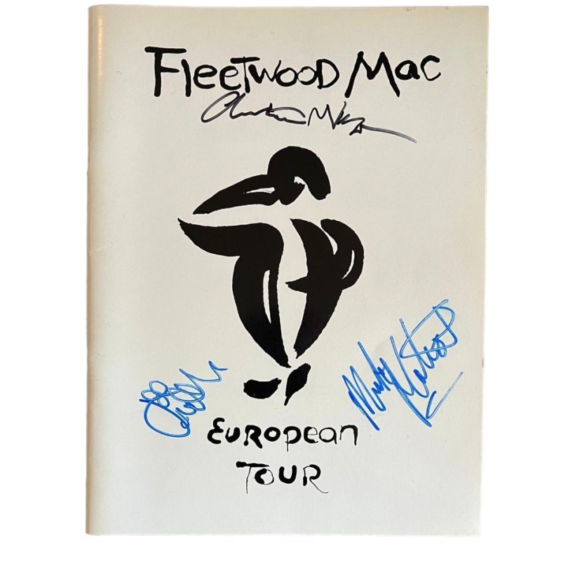 Fleetwood Mac Signed 1987 European Tour Programme 