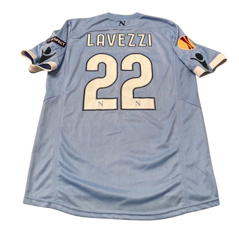 Lavezzi's Napoli Match-Issued Shirt, 2010/11