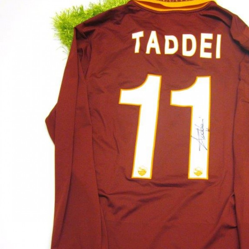 Roma fanshop shirt, Taddei, Serie A 2013/2014 - signed