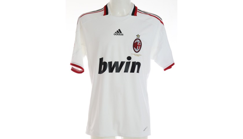 Inzaghi's Match-Issued Signed Shirt, Catania-Milan 2009 