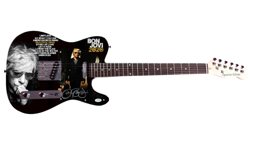 Jon Bon Jovi Signed Guitar