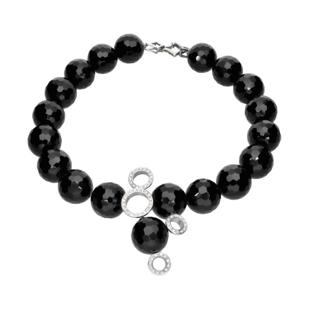 Vitale Jewelry - Bolle Collier in Onyx and Diamonds