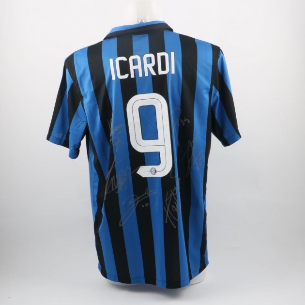 Icardi shirt, Serie A 15/16 - signed by FC Inter players