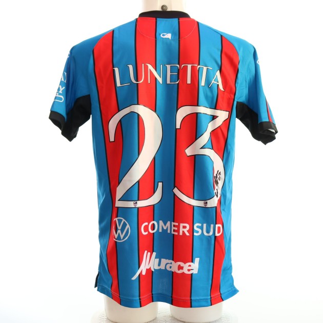 Lunetta's unwashed Signed Shirt, Catania vs Benevento 2024 