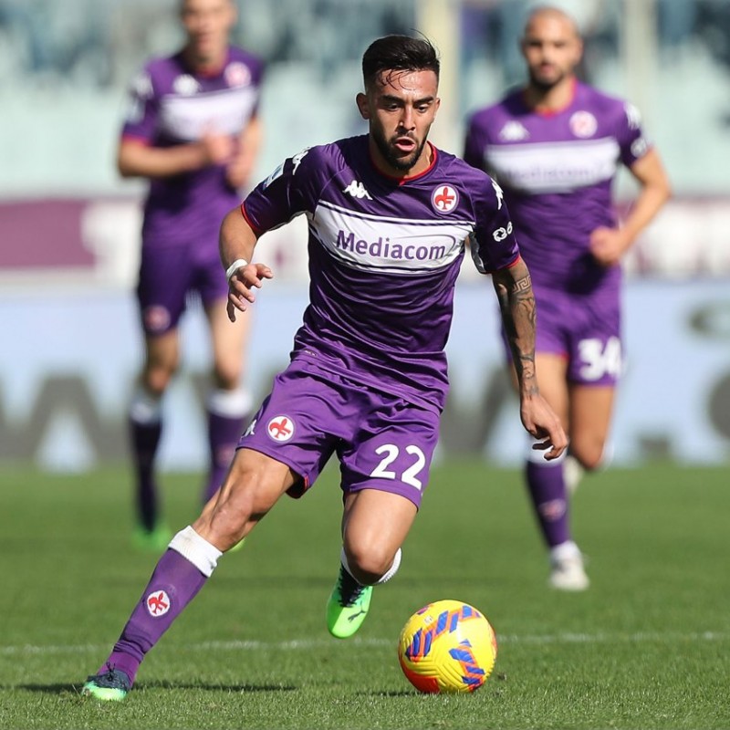 Gonzalez's Fiorentina Signed Match Shirt, 2021/22 
