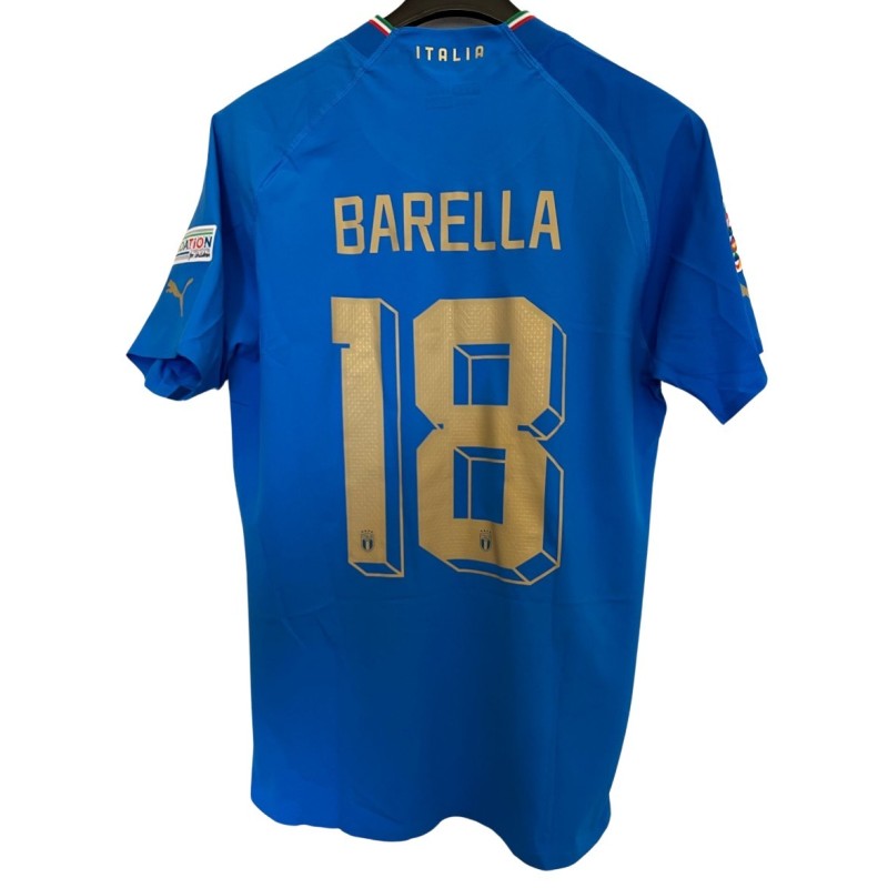 Barella's Match Shirt, Italy vs Hungary 2022