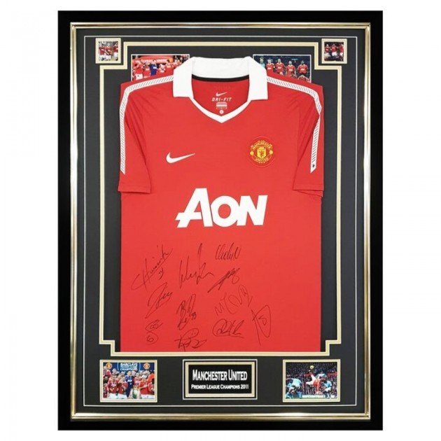 Manchester United 2011 Premier League Champions Signed Shirt