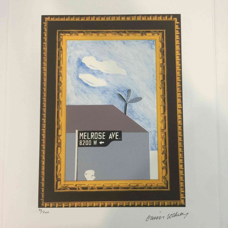Offset lithography by David Hockney (replica)