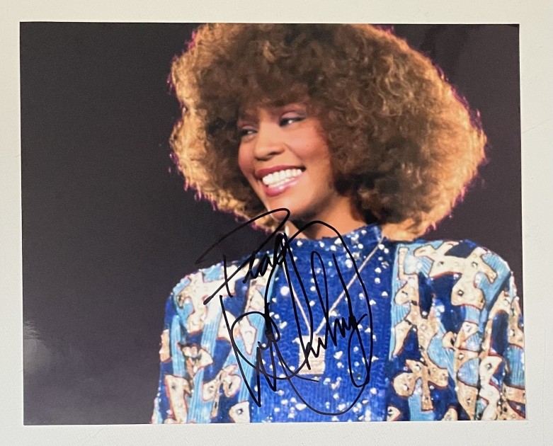 Whitney Houston Signed Photograph