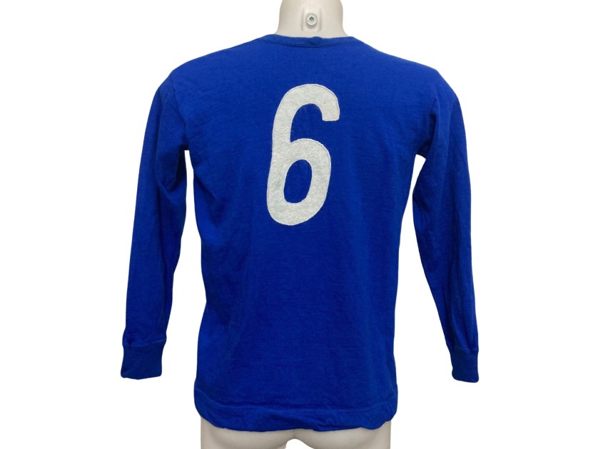 Maglia Trapattoni indossata Italia vs Israele Qualificazioni WC 1962