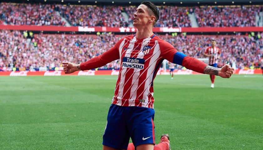 Torres's Match Shirt, Atletico Madrid-Eibar - Torres Last Match 
