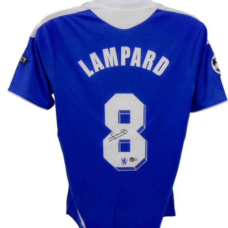 La maglia del Chelsea firmata da Frank Lampard
