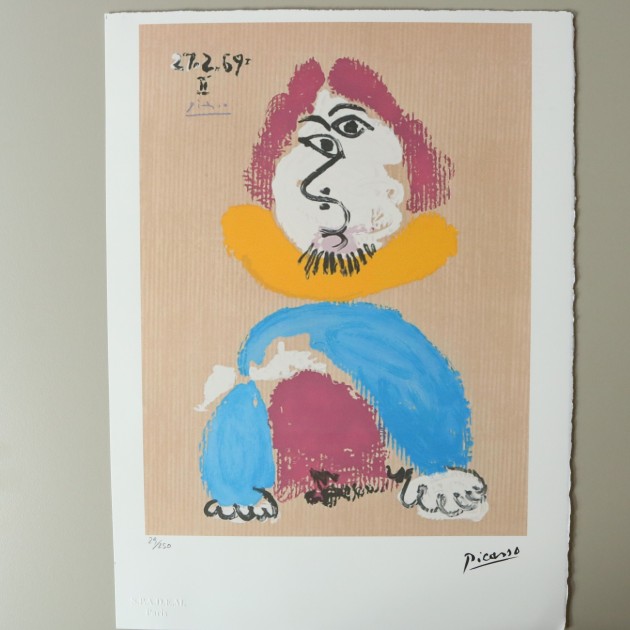 Pablo Picasso Signed Lithograph