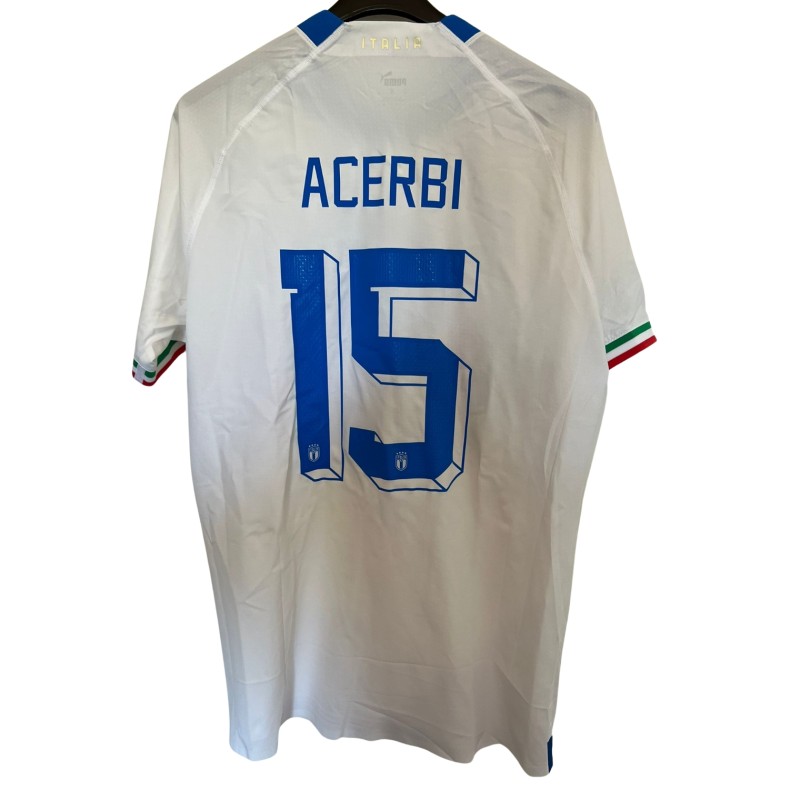 Acerbi's Match Shirt, Austria vs Italy 2022