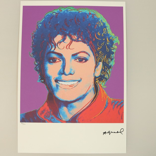 Andy Warhol "Michael Jackson" Signed Limited Edition