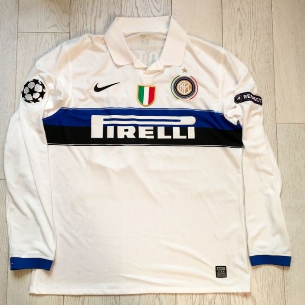 Balotelli Inter shirt, issued Champions League 2009/2010