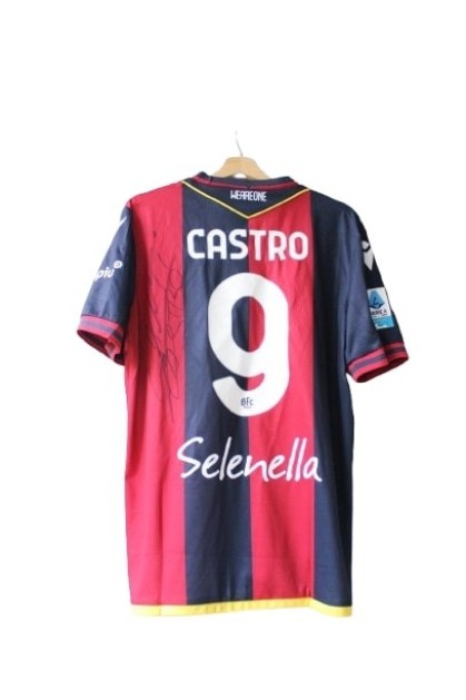 Santiago Tomás Castro's Bologna Signed Official Shirt, 2024/25