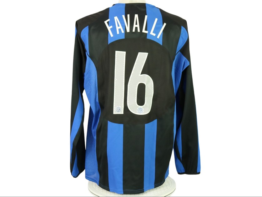 R- Favalli's Inter Milan Match Shirt, 2004/05