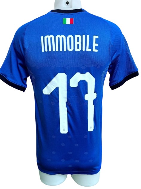 Maglia Immobile Italia, preparata 2018