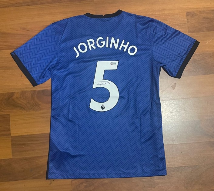 Jorginho's Chelsea FC 2020/21Signed Replica Shirt