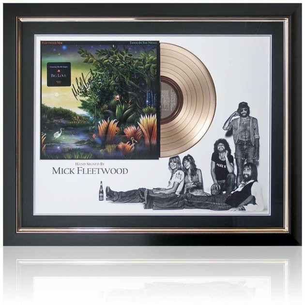 Display disco d'oro autografato dai Fleetwood Mac