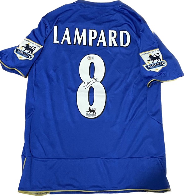 Replica della maglia del Chelsea 2012/13 firmata da Frank Lampard