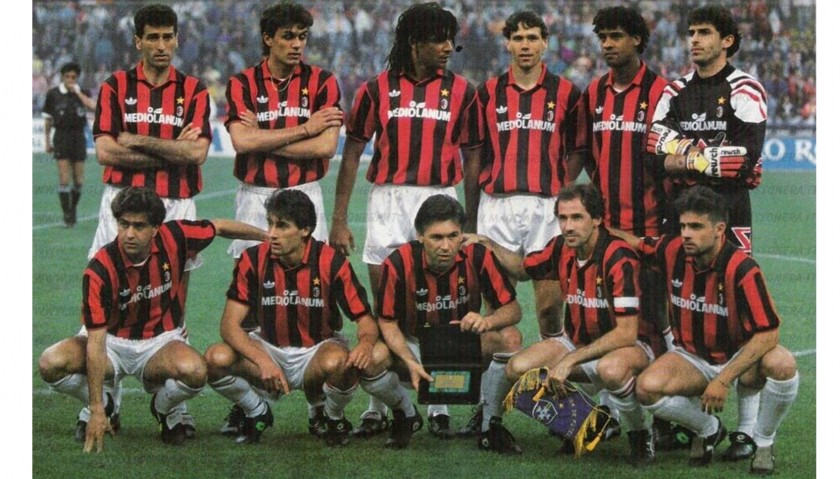 Maldini's Worn Shirt, Milan-Inter 1992