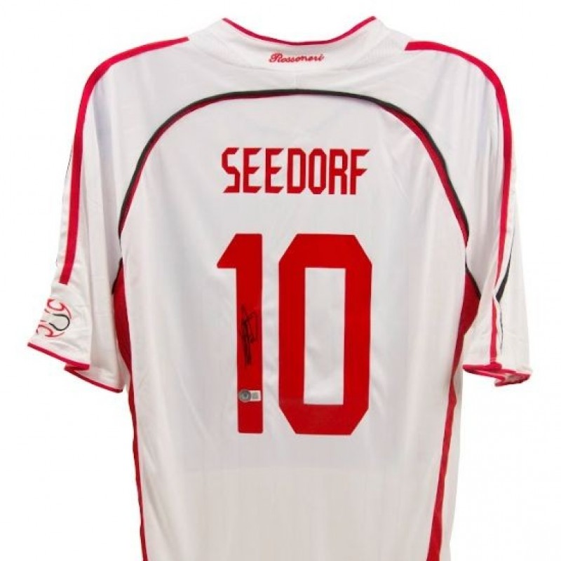 Clarence Seedorf Signed AC Milan Shirt