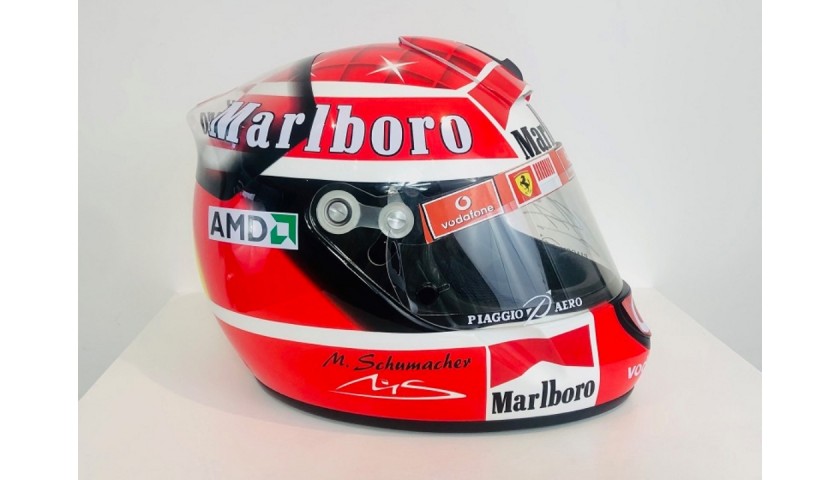 Replica ufficiale casco Schuberth autografata da Michael Schumacher