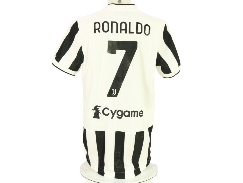 Ronaldo's Juventus Match Shirt, Coppa Italia Final 2021