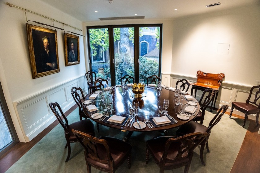 Private Lunch and Wines For Ten in Charter Room