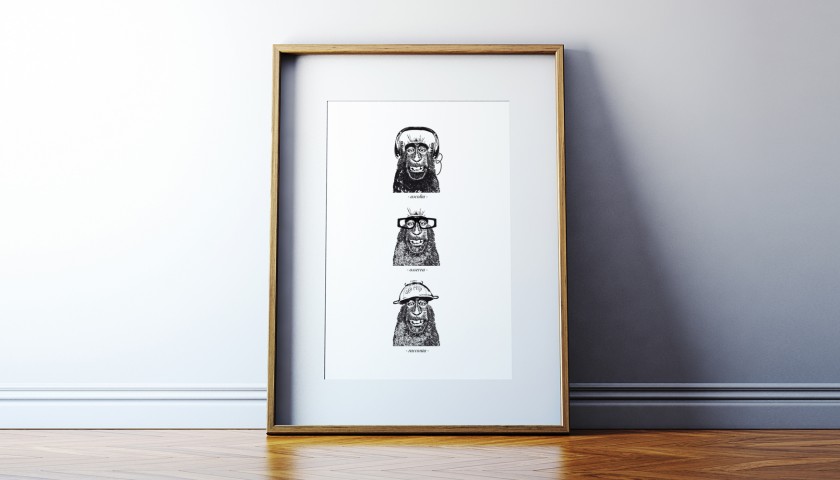 "Three Monkeys" by Stefano Epis