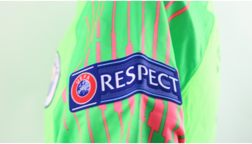 Ederson's Brazil Match Shirt, 2018 - CharityStars