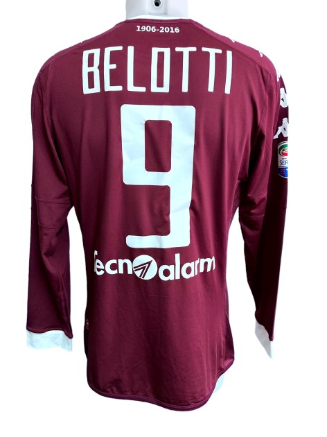 Belotti's Torino Match-Issued Shirt, 2016/17