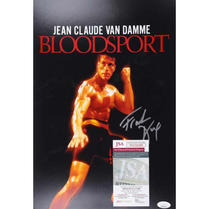 Foto "Bloodsport"- Autografata da Jean-Claude Van Damme