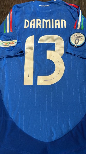 Maglia gara Darmian, Svizzera vs Italia EURO 2024