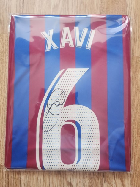 Xavi's FC Barcelona 2021/22 Signed Shirt