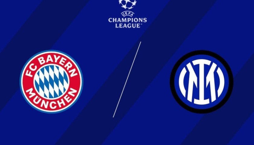 Two Champions League Quarter Final Tickets: Bayern Munich vs Inter Milan