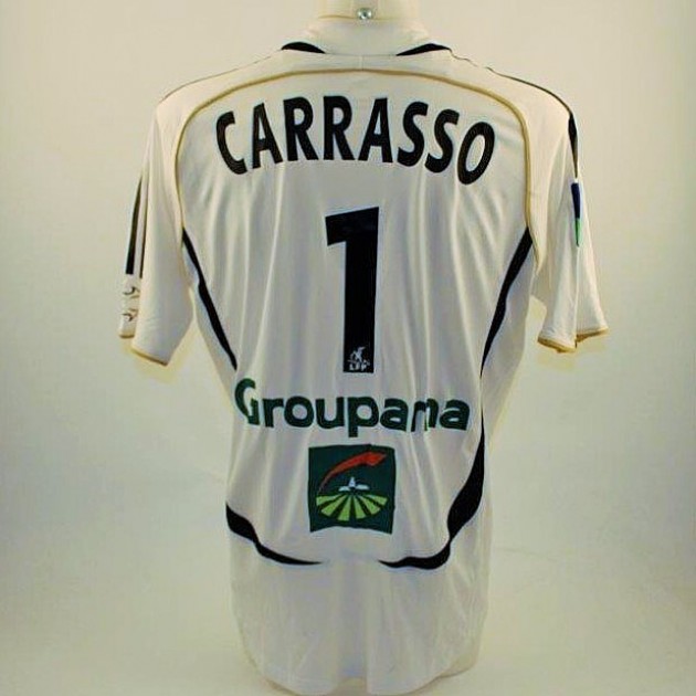 Match worn Carrasso Marsiglia shirt, worn Ligue 1 2007/2008