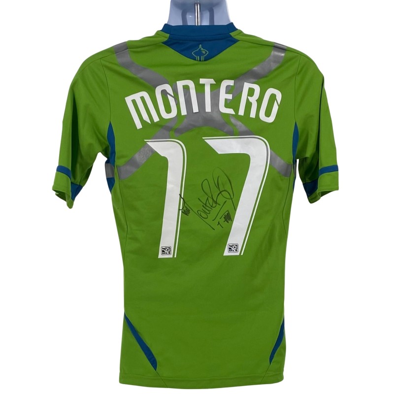 Fredy Montero Seattle Sounders FC Breast Cancer Awareness Signed Shirt 