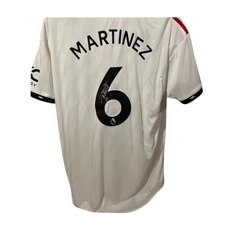 Lisandro Martínez Manchester United 2022/23 Signed Official Away Shirt