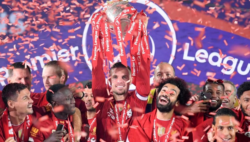 Liverpool 2019/20 Squad Multi Signed Shirt - Premier League Winners 