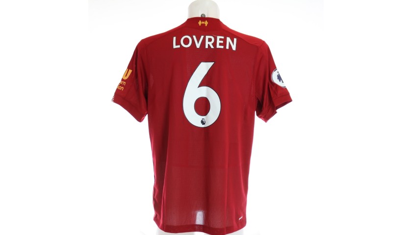 Lovren's Issued and Signed Limited Edition 19/20 Liverpool FC Shirt