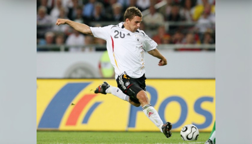 Podolski's Official Germany Signed Shirt, 2006